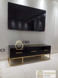 ترابيزة شاشة خشب مودرن 